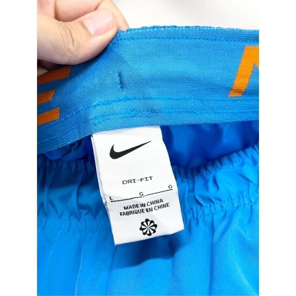 Nike‎ Men’s Graphic Training Shorts Blue Size Large Bermuda